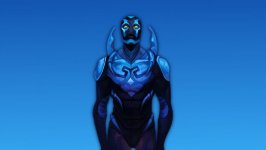 Desktop wallpaper. Blue Beetle