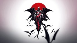 Desktop wallpaper. Batman & Harley Quinn