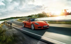 Desktop wallpaper. Porsche Boxster S 2016. ID:77367