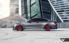 Desktop wallpaper. BMW M4 Vorsteiner F8X Frozen Gray 2016. ID:77901