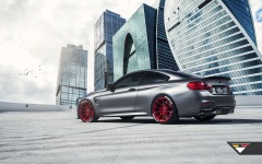 Desktop wallpaper. BMW M4 Vorsteiner F8X Frozen Gray 2016. ID:77902