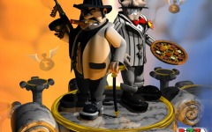 Desktop wallpaper. Pizza Syndicate. ID:11450