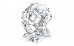 Desktop wallpaper. Silver. ID:11704