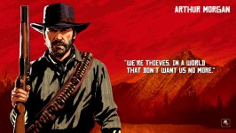 Desktop wallpaper. Arthur Morgan