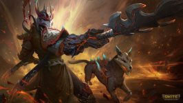 Desktop wallpaper. Erlang Shen