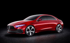Desktop wallpaper. Mercedes-Benz A-Class Sedan Concept 2017. ID:92324