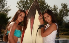 Desktop wallpaper. Lorena Garcia & Eve Angel