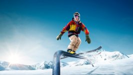 Desktop wallpaper. Winter Sports. ID:115361
