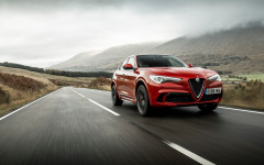 Desktop wallpaper. Alfa Romeo Stelvio Quadrifoglio 2018. ID:105840