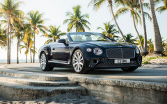 Desktop wallpaper. Bentley Continental GT Convertible V8 2019. ID:111317