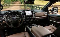 Desktop wallpaper. Nissan Titan XD Platinum Reserve 2020. ID:122023