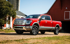 Desktop wallpaper. Nissan Titan XD Platinum Reserve 2020. ID:122027