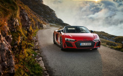Desktop wallpaper. Audi R8 V10 RWD Spyder 2020. ID:122817