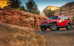 Desktop wallpaper. Jeep Wrangler Sahara EcoDiesel 2020. ID:123029