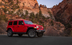 Desktop wallpaper. Jeep Wrangler Sahara EcoDiesel 2020. ID:123030