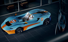 Desktop wallpaper. McLaren Elva Gulf Theme MSO 2020. ID:133789