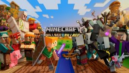 Desktop wallpaper. Minecraft: Village and Pillage. ID:136052