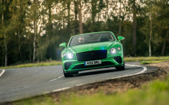 Desktop wallpaper. Bentley Continental GT Convertible UK Version 2021. ID:136298