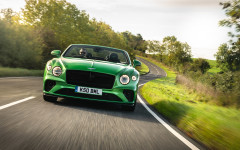 Desktop wallpaper. Bentley Continental GT Convertible UK Version 2021. ID:136300