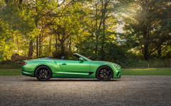 Desktop wallpaper. Bentley Continental GT Convertible UK Version 2021. ID:136302