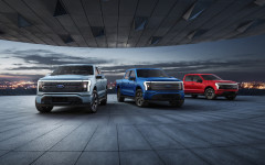 Desktop wallpaper. Ford F-150 Lightning Lariat 2022. ID:140170